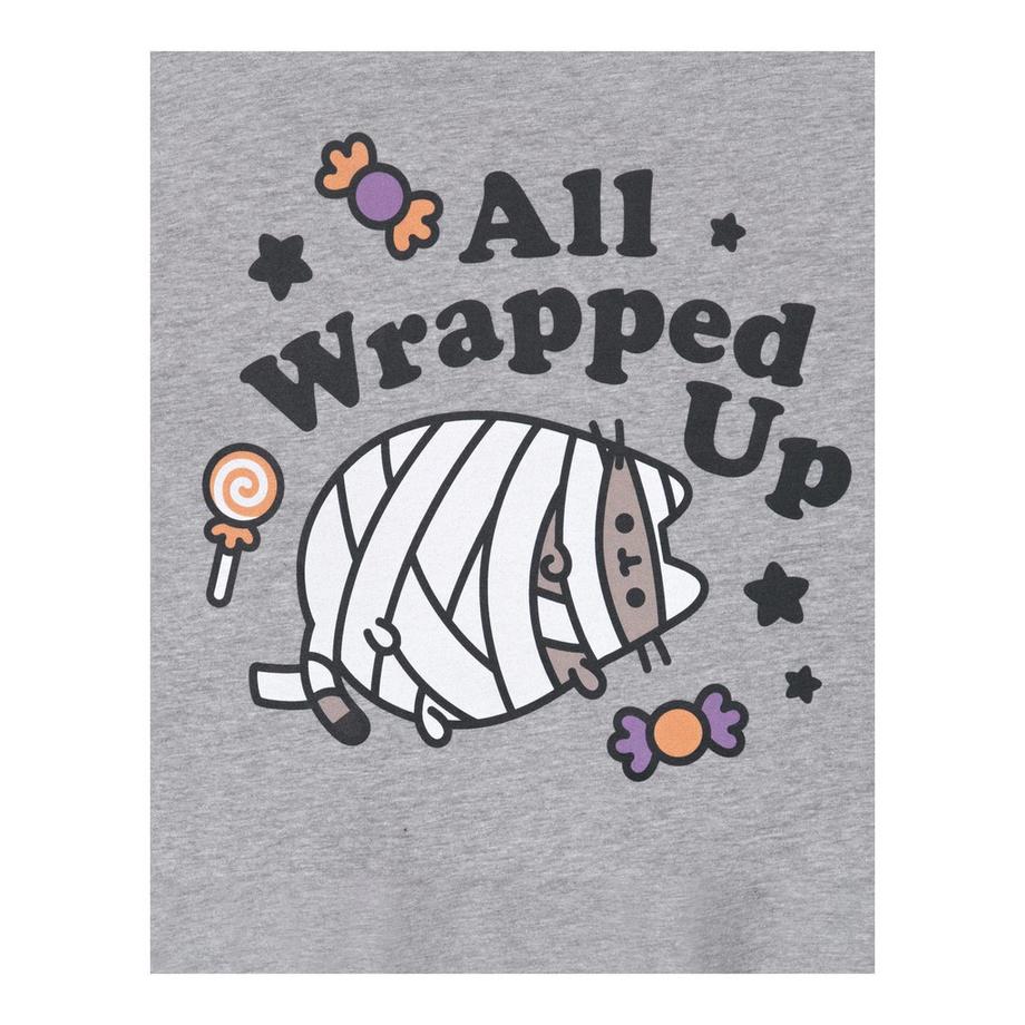 PUSHEEN All Wrapped Up Halloween T-Shirt  