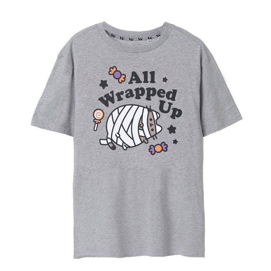PUSHEEN All Wrapped Up Halloween T-Shirt  
