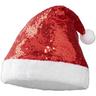 Tectake  Bonnet de Noël à paillettes rouges 