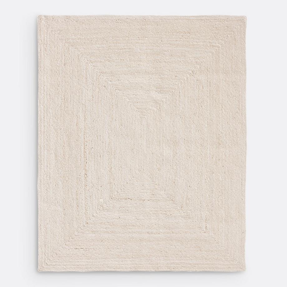 La Redoute Intérieurs Tapis rectangulaire jute blanchi  