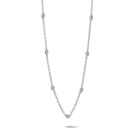 PHANTASYA  Kette mit Zirkonia 1618 Rhodiniert 