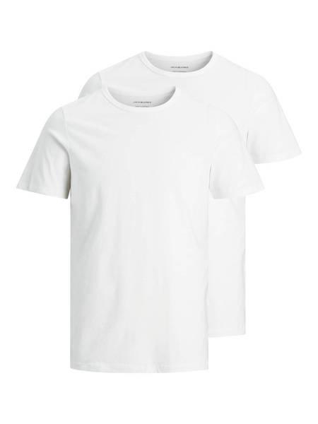 JACK & JONES  Maglietta Uomini Confezione da 2 Vestibilità confortevole-JACBASIC CREW NECK TEE 2PK 