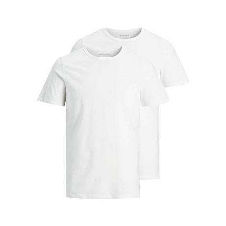 JACK & JONES  Maglietta Uomini Confezione da 2 Vestibilità confortevole-JACBASIC CREW NECK TEE 2PK 