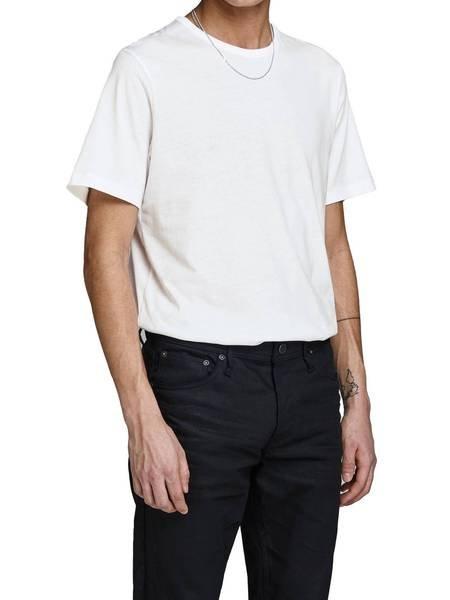 JACK & JONES  Maglietta Uomini Confezione da 2 Vestibilità confortevole-JACBASIC CREW NECK TEE 2PK 