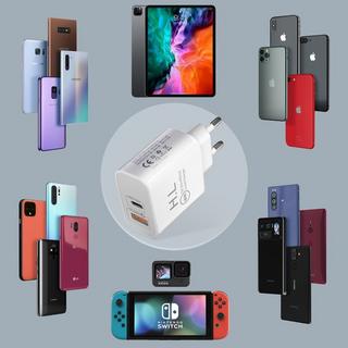 Avizar  Chargeur iPhone + Câble USB C - Blanc 