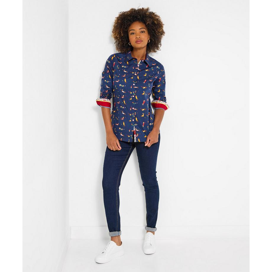 Joe Browns Chemise en coton motif teckel  