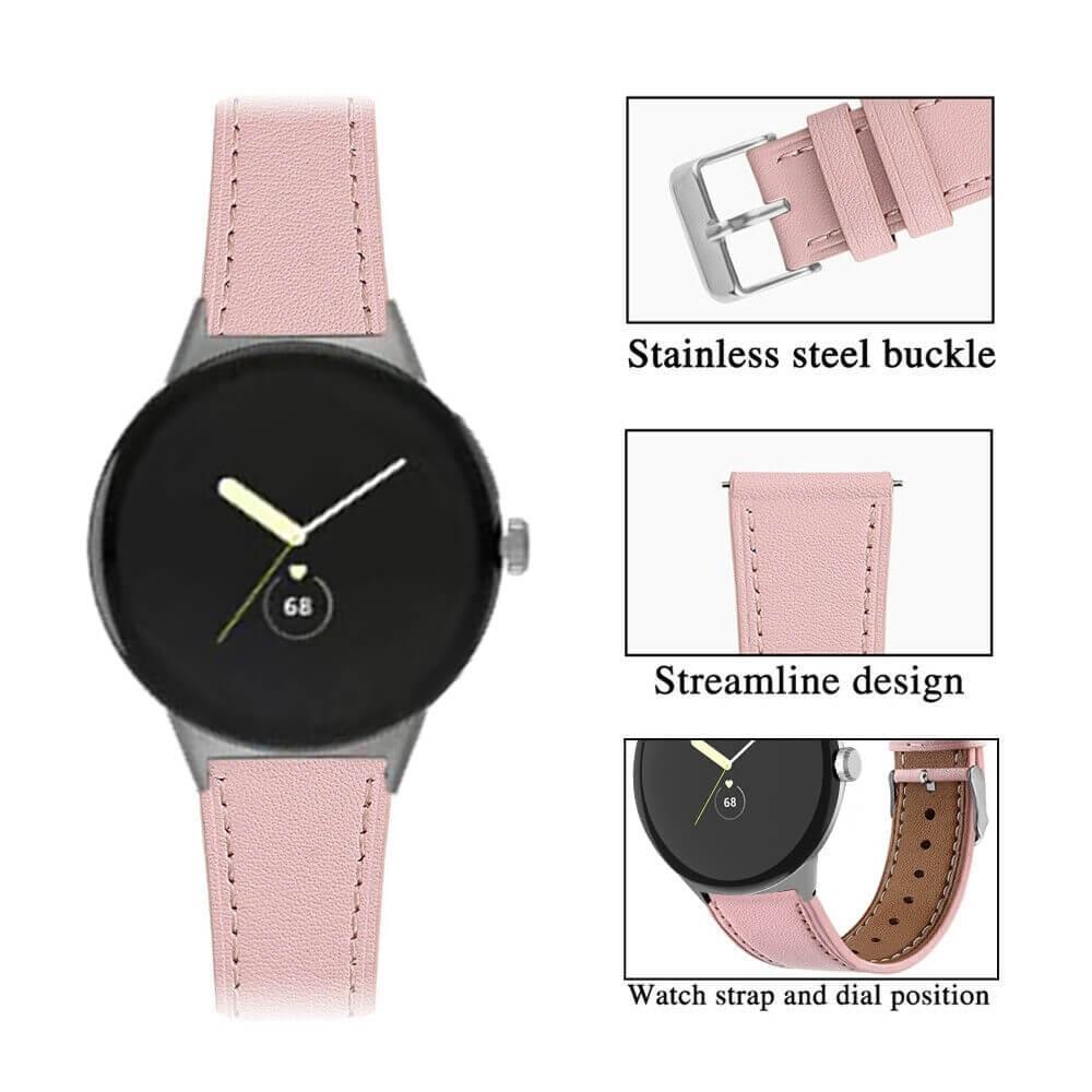 Cover-Discount  Google Pixel Watch 3 - 45mm - Ersatzband Armband Leder 
