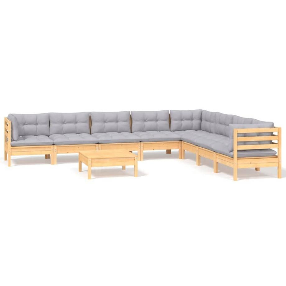 set salotto da giardino Legno di pino