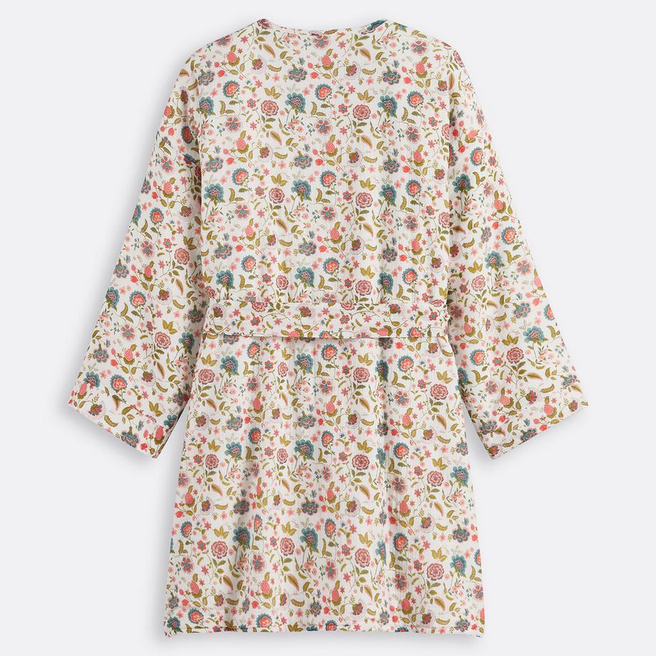 La Redoute Intérieurs Shirley Accappatoio Kimono Garza Cotone Foderato Spugna  