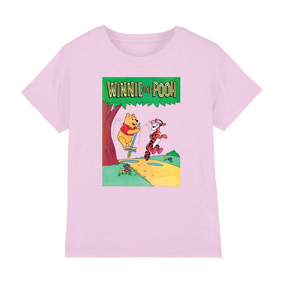T-ShirtMotif Winnie L´ourson Et Tigrou Motiftyle Rétro Bounce