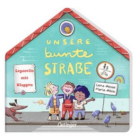 Unsere bunte Straße Höck, Maria; Hesse, Lena (Illustrationen) Copertina rigida 