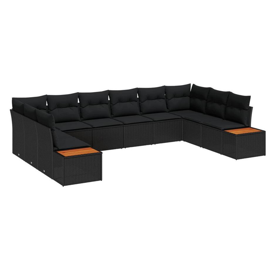 Canapé de jardin poly rattan