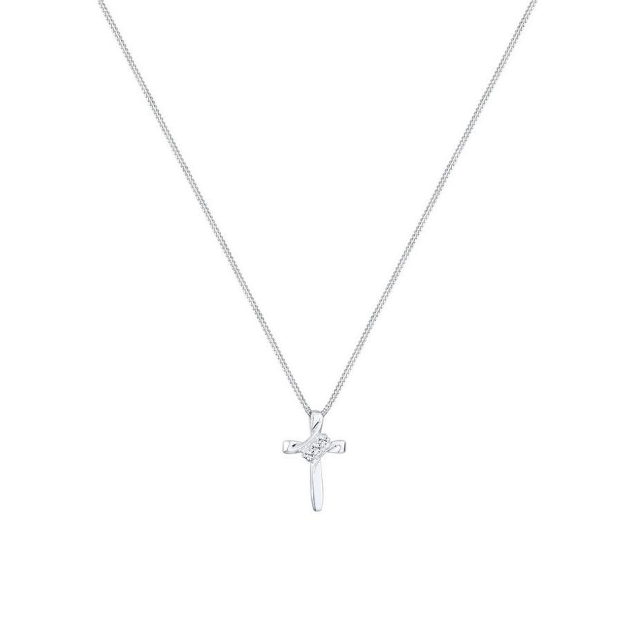 Elli  Collier Pendentif Croix Avec Cristaux 
