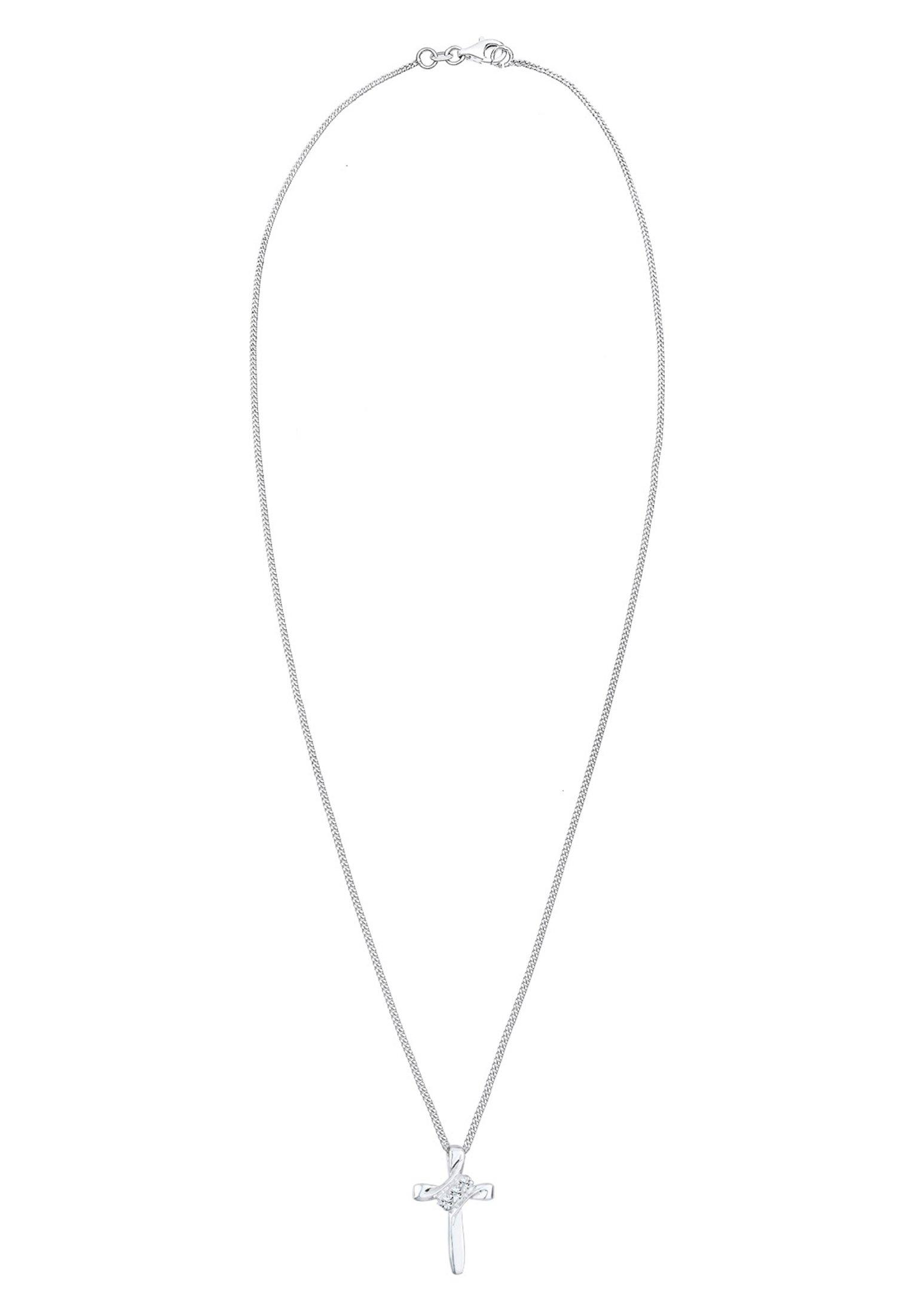 Elli  Halskette Kreuz Anhänger Kristalle 