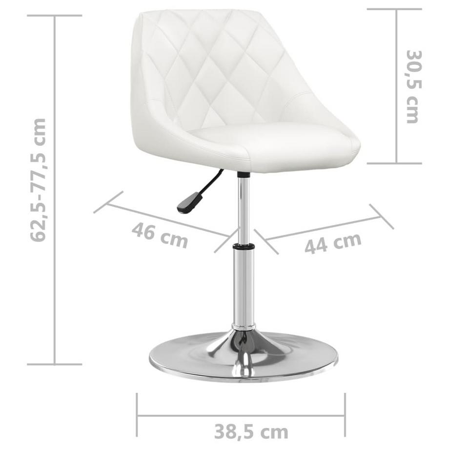 VidaXL Chaise de salle à manger cuir artificiel  
