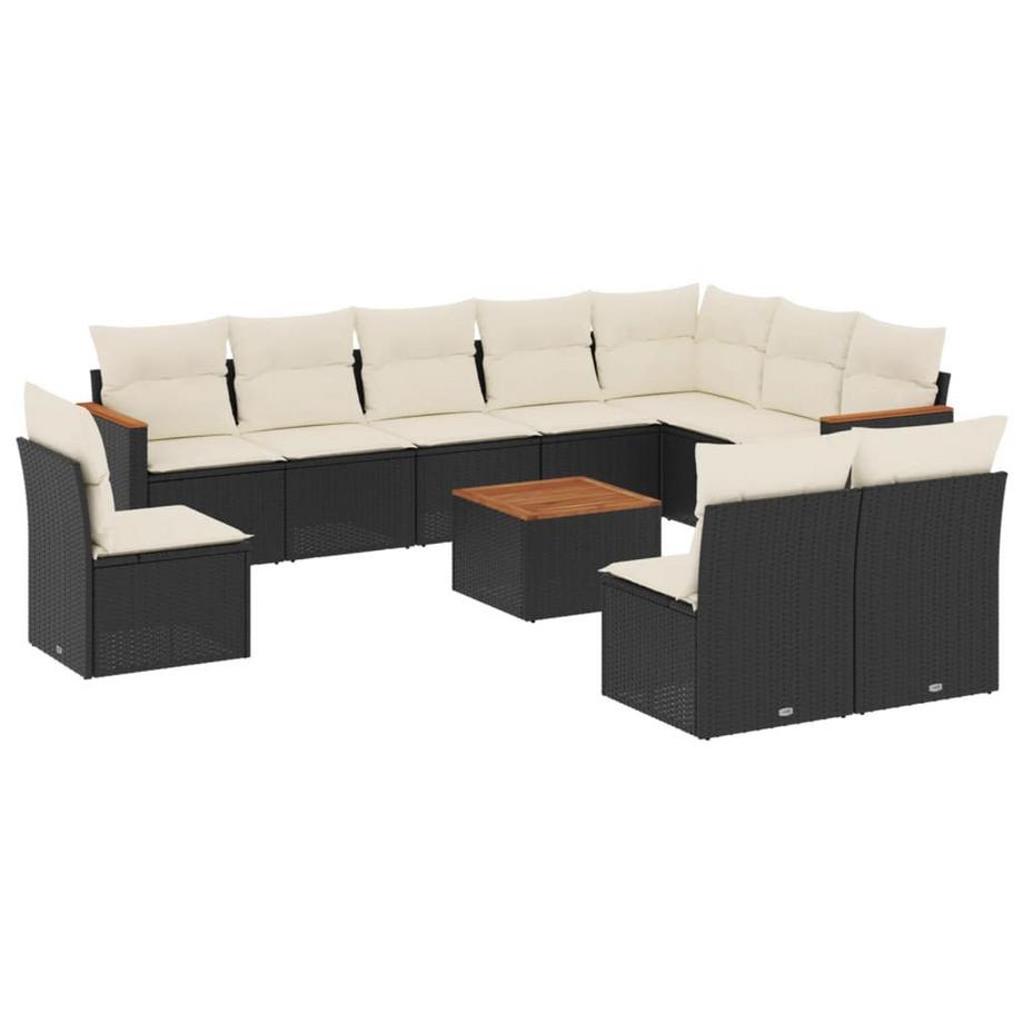 set divano da giardino Polirattan