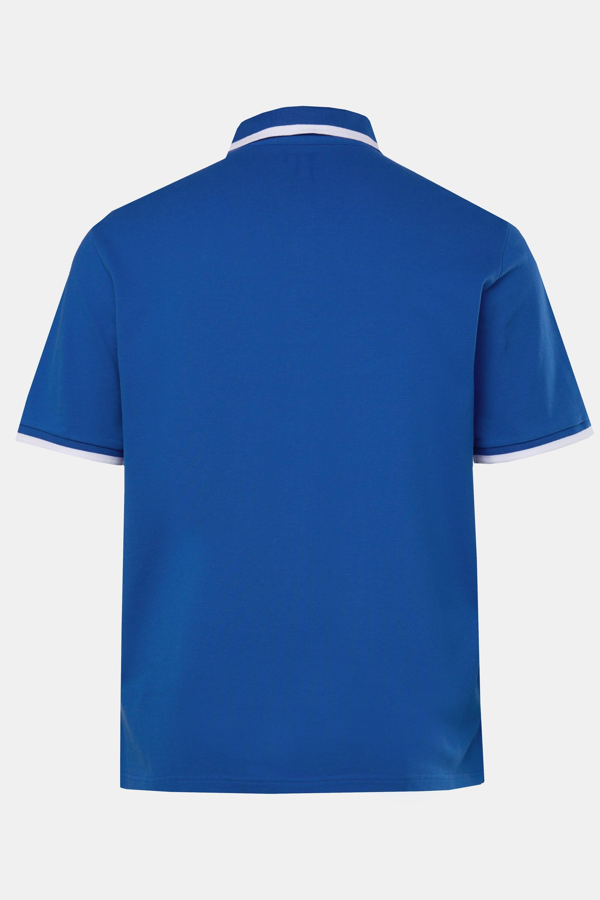 JP1880  Maglia polo con FLEXNAMIC®, mezze maniche e righe a contrasto, fino alla tg. 8XL 