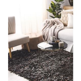 Beliani Tapis en Cuir Rustique MUT  