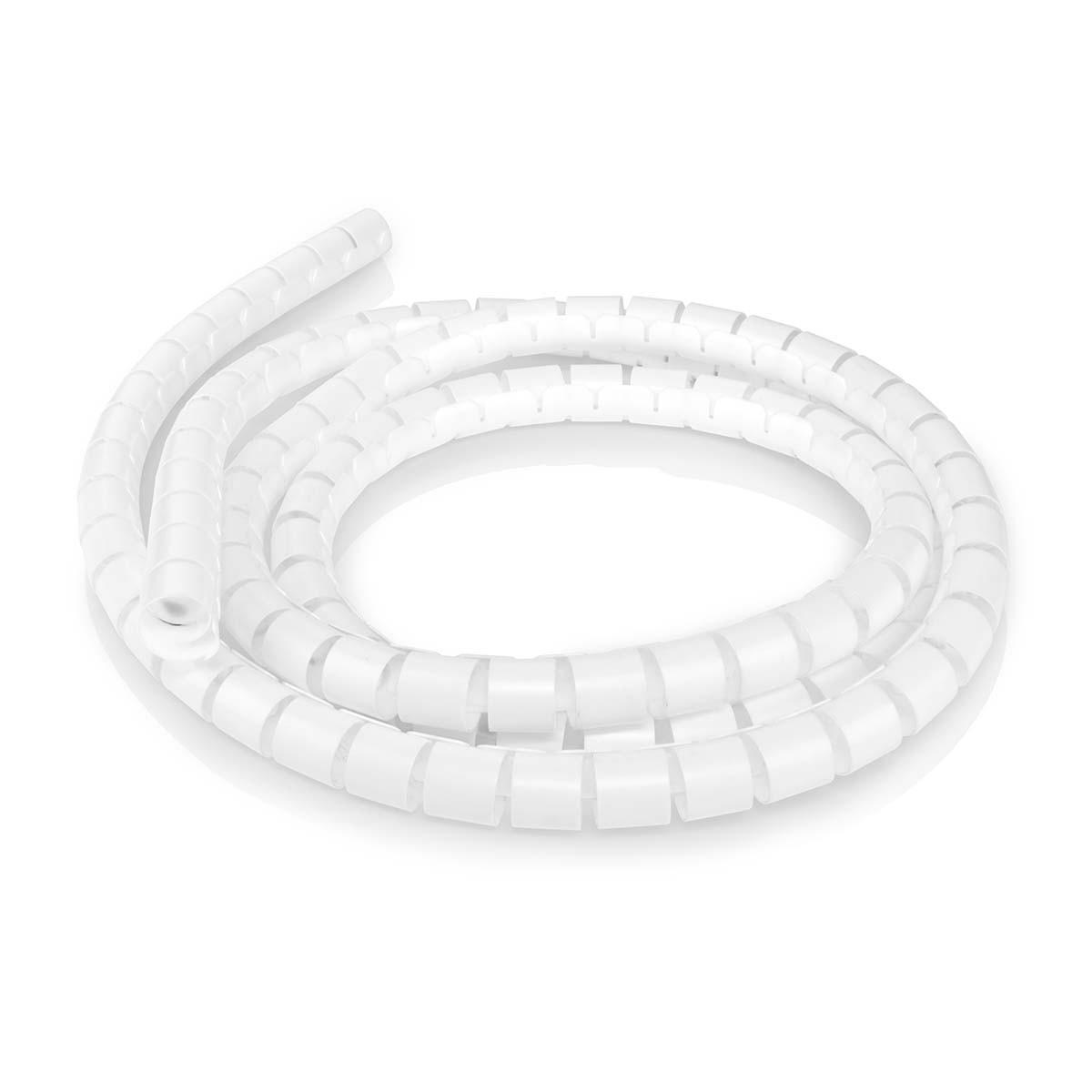 Nedis  Gestion des câbles | Manchon spiralé | 1 pc. | Epaisseur maximale du câble : 22 mm | PE | Blanc 