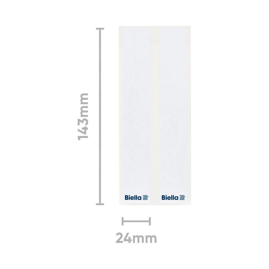 Biella  Rückenschilder Viria 24 x 143 mm selbstklebend 