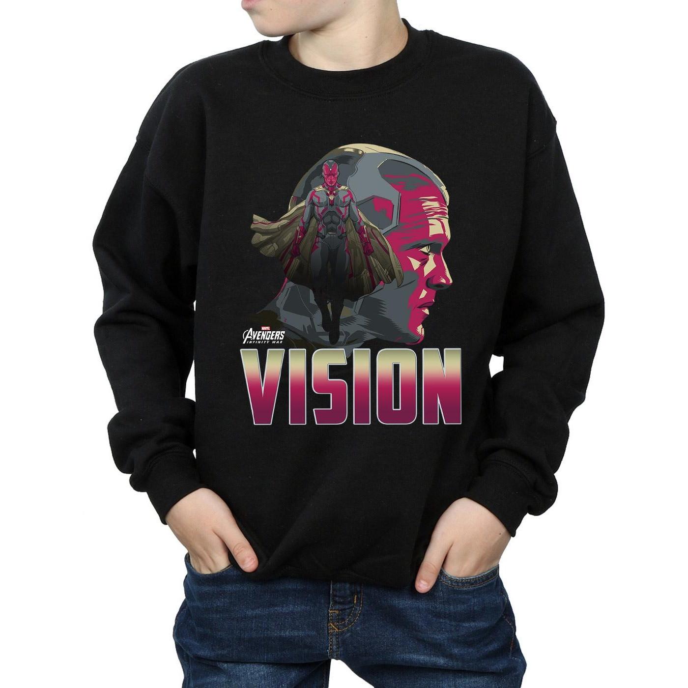 MARVEL  Avengers Infinity War Vision Character Sweatshirt 