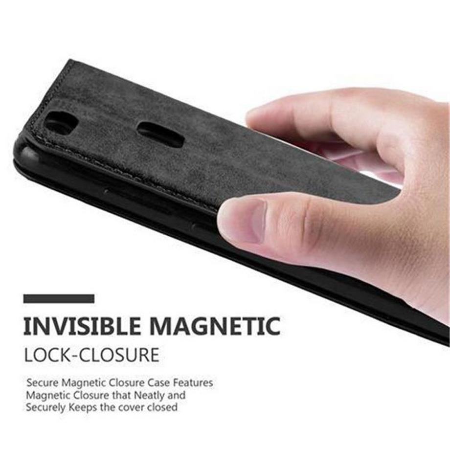 Cadorabo  Hülle für Huawei P10 LITE Magnetverschluss, Kartenfach 