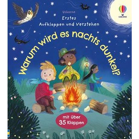 Erstes Aufklappen und Verstehen: Warum wird es nachts dunkel? Daynes, Katie; di Baldo, Fabrizio (Illustrationen) Couverture rigide 