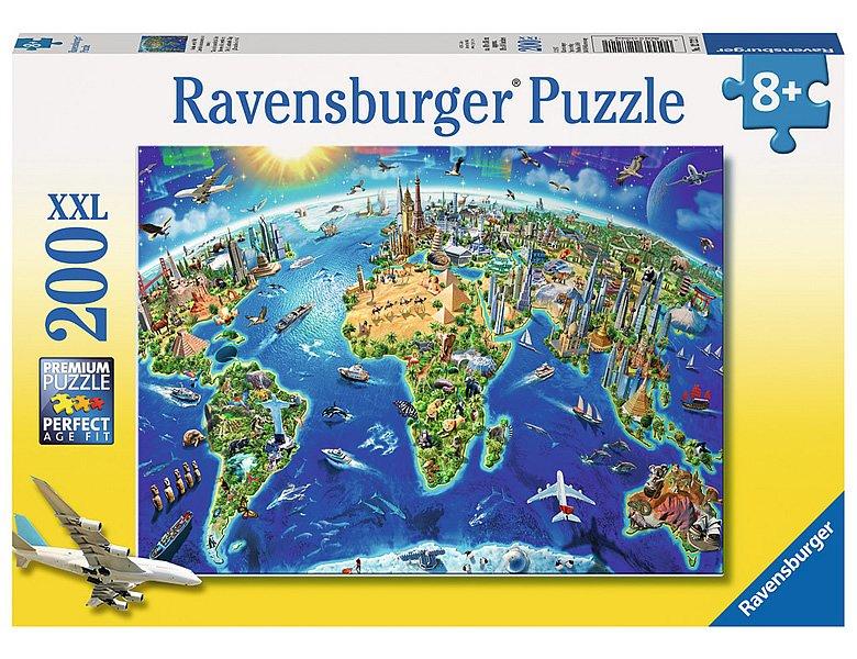 Ravensburger  Puzzle Grosse, weite Welt (200XXL) 