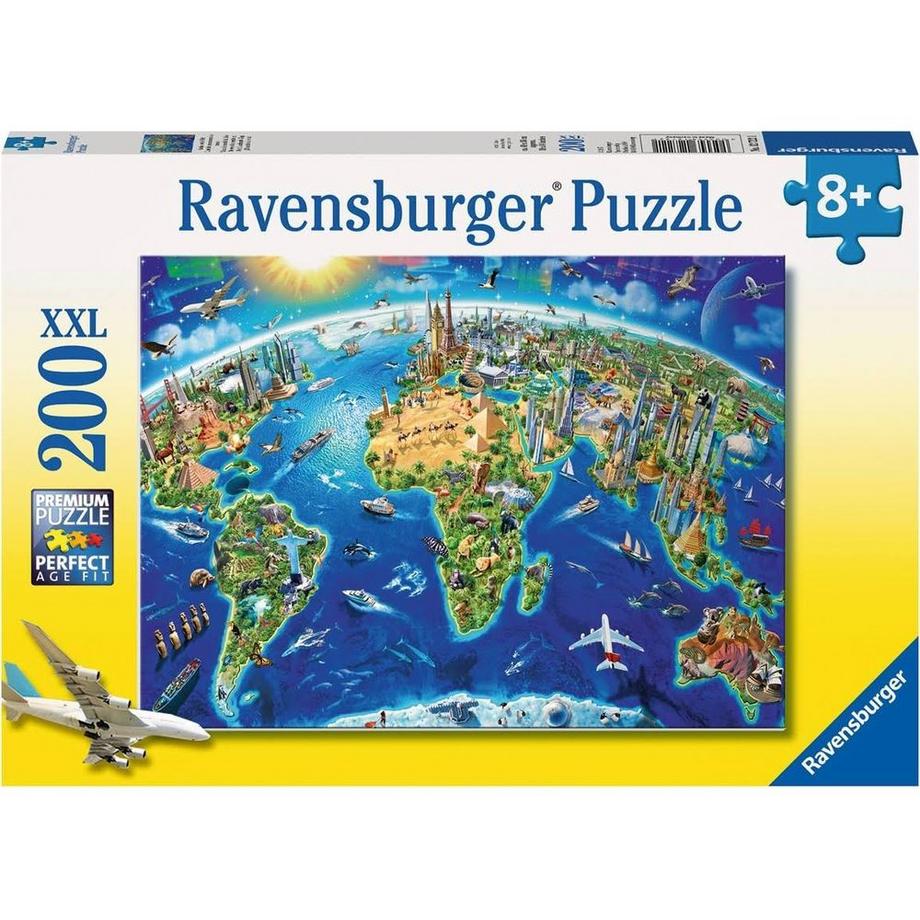 Ravensburger  Puzzle Grosse, weite Welt (200Teile) 
