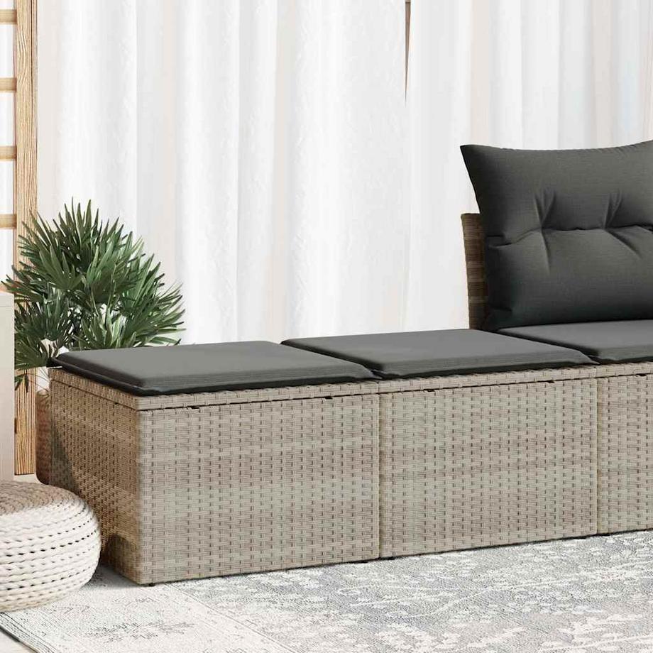 VidaXL set divano da giardino Polirattan  
