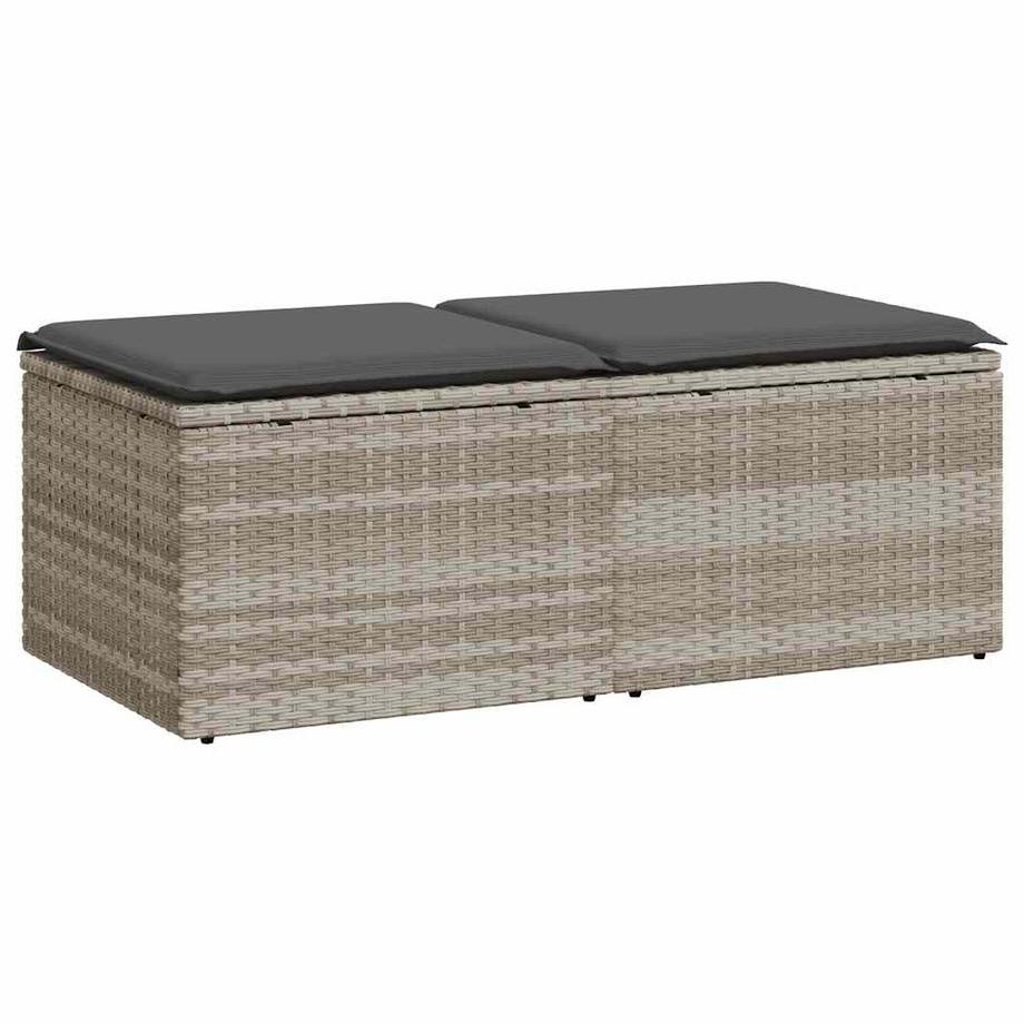 set divano da giardino Polirattan