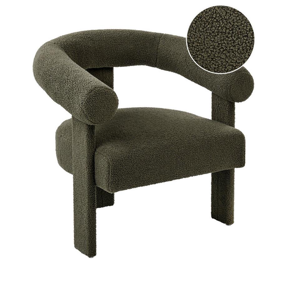 Fauteuil en Bouclé Rétro ILBRO