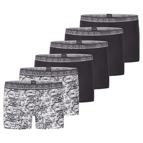 Schiesser  6er Pack Teens Boys 95/5 Organic Cotton - Shorts / Pants 