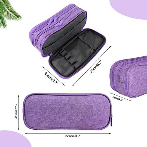 Only-bags.store Trousse à crayons à 3 compartiments  