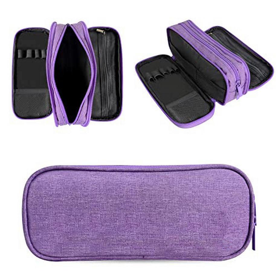 Trousse à crayons à 3 compartiments