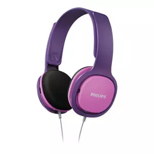 Philips Kids SHK2000PK - Kopfhörer - On-Ear - kabelgebunden - 3,5 mm Stecker - Geräuschisolierung - lila, pink