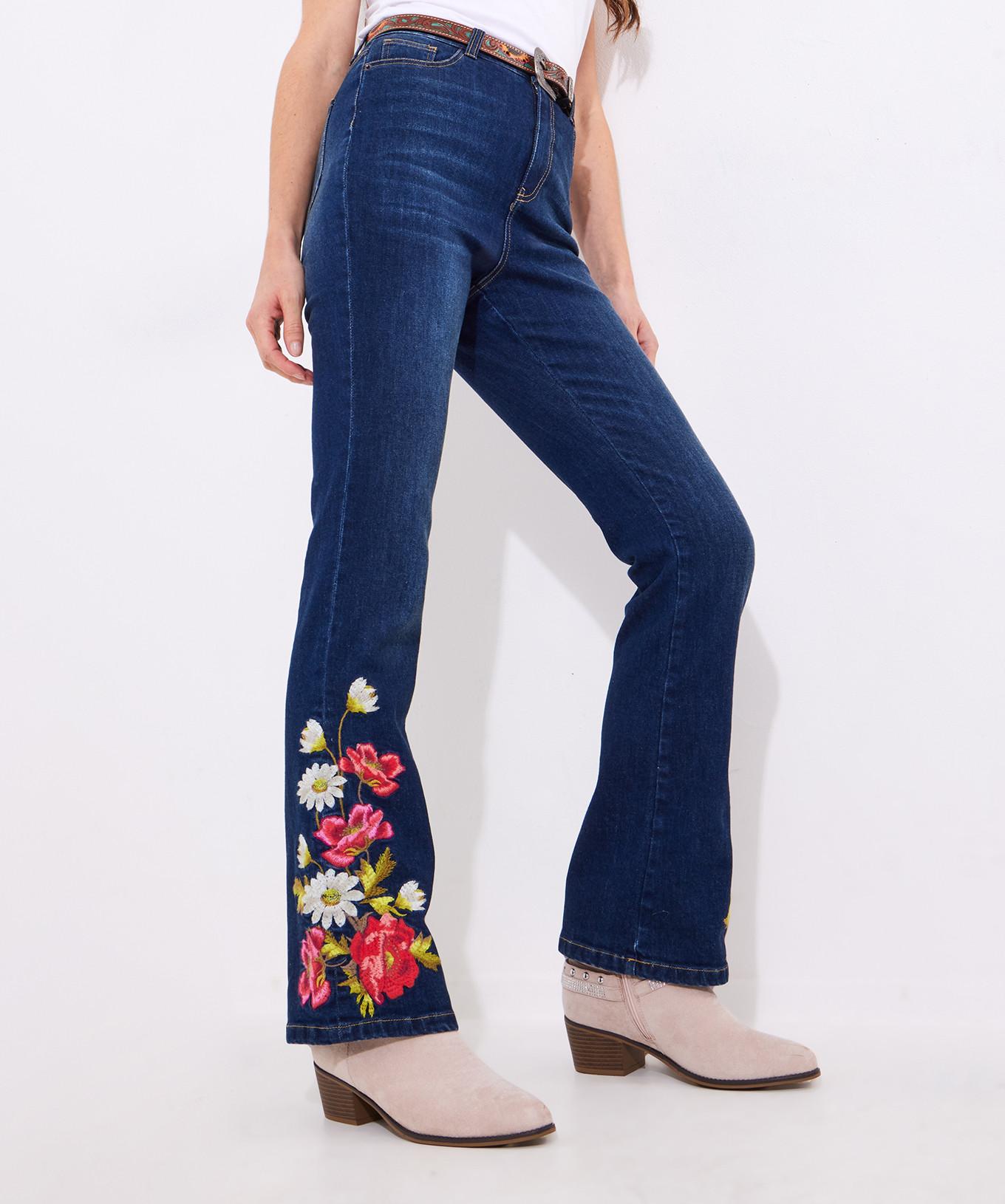 Joe Browns  Bootcut-Jeans mit Blumenstickerei 