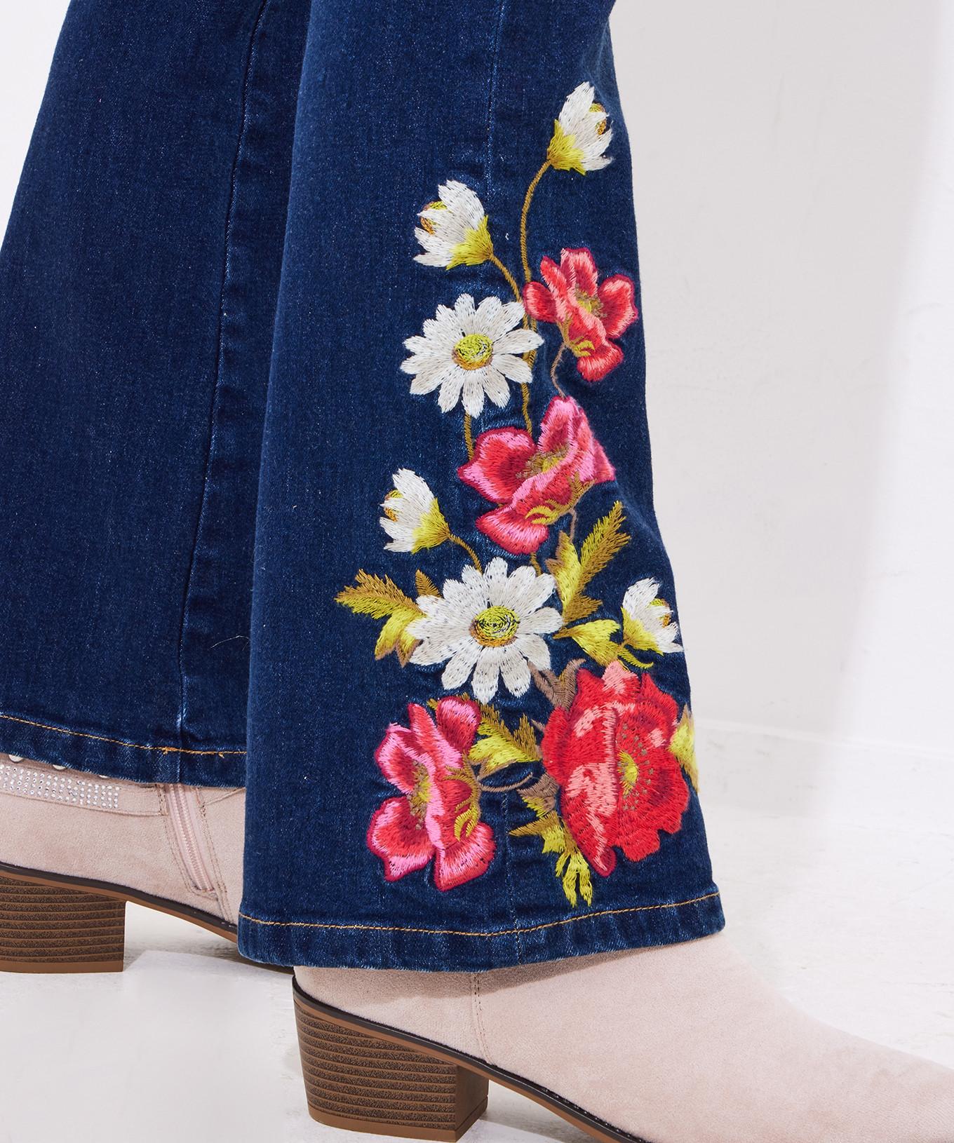 Joe Browns  Bootcut-Jeans mit Blumenstickerei 