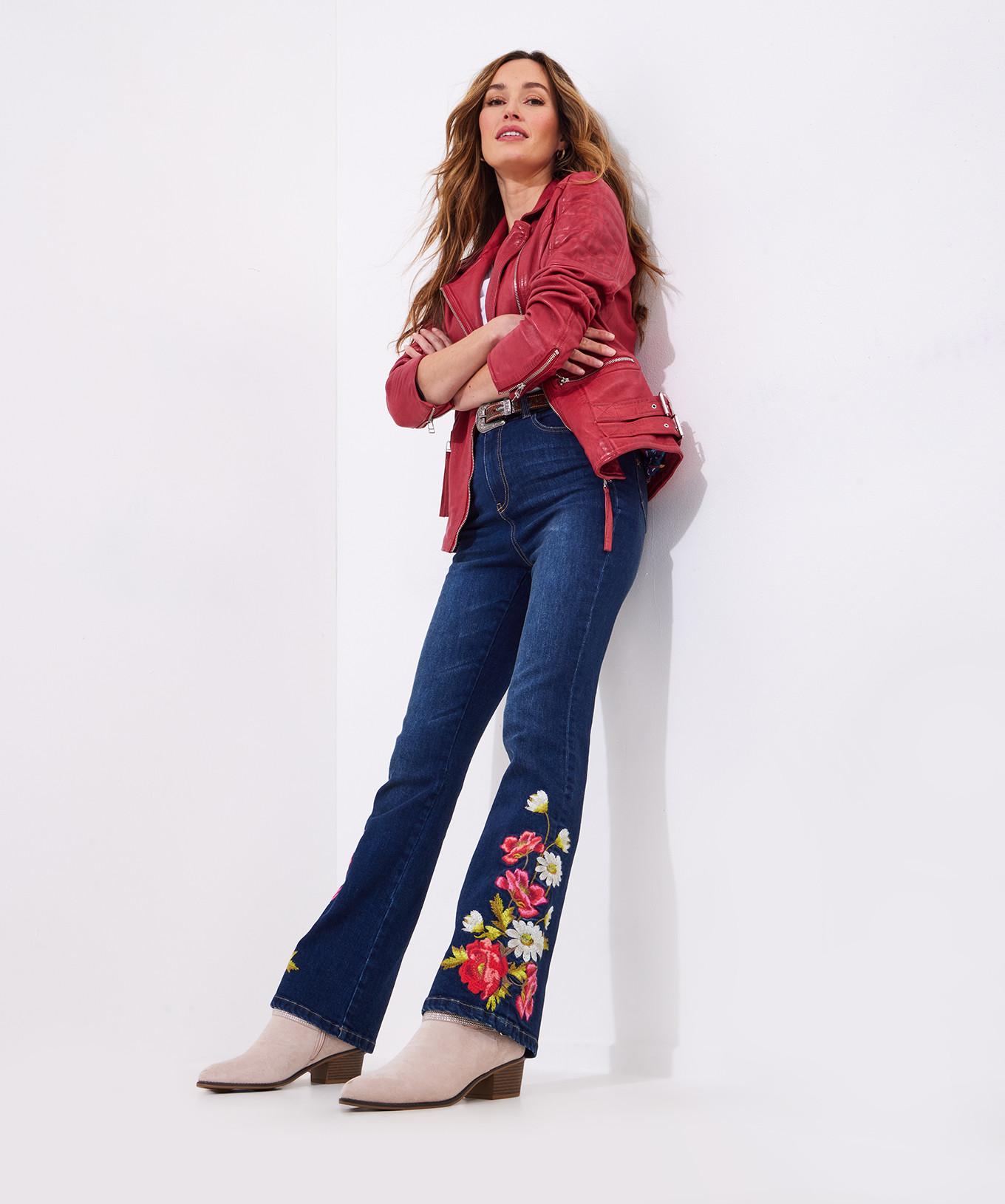 Joe Browns  Bootcut-Jeans mit Blumenstickerei 