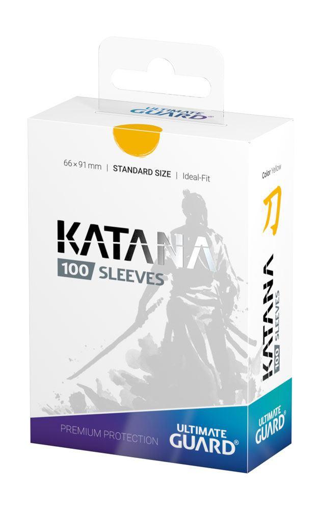 Ultimate Guard  Hülle - Eine Packung mit 100 Stück - Katana - Standard - Gelb 