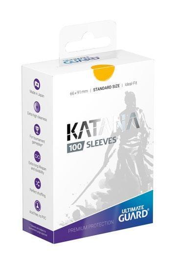 Ultimate Guard  Hülle - Eine Packung mit 100 Stück - Katana - Standard - Gelb 