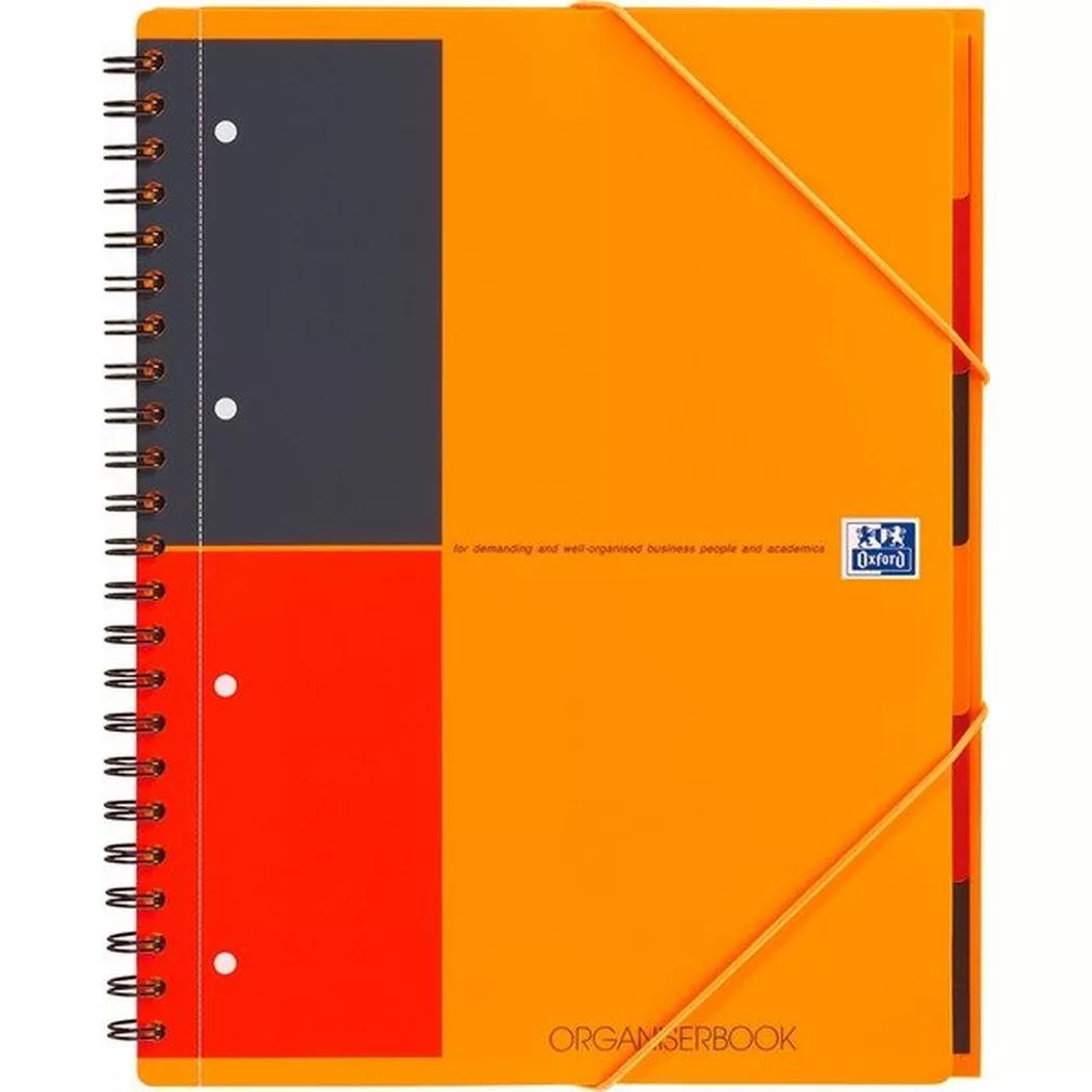 Spiralblock Oxford International Organizerbook A4+ Linie