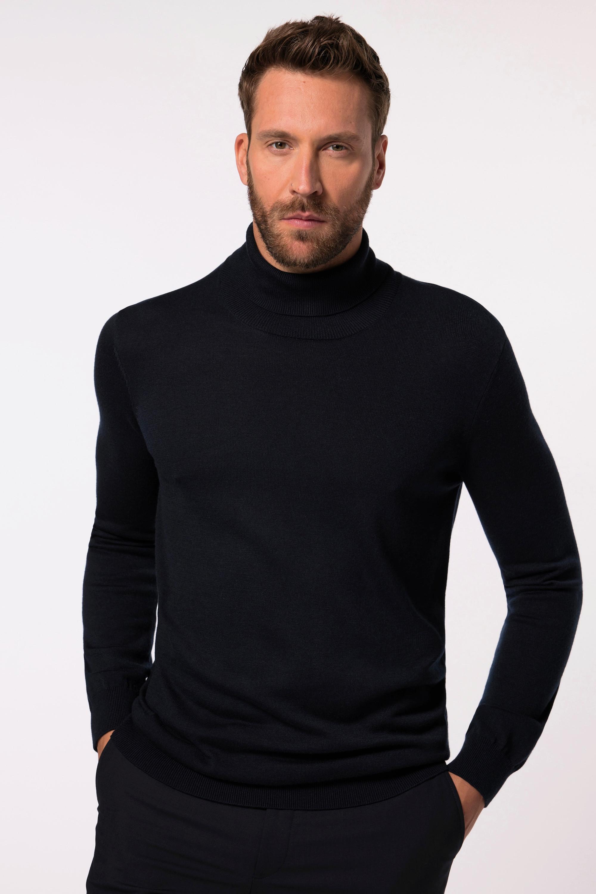 JP1880  Rollkragen-Pullover FLEXNAMIC®, Merino Mix, bis 7 XL 