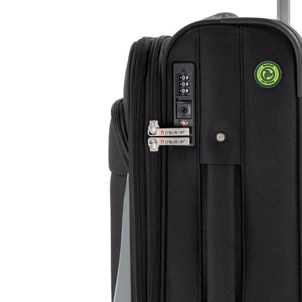 Traveller  Pronature Softcase Koffer L, Expand", noir 