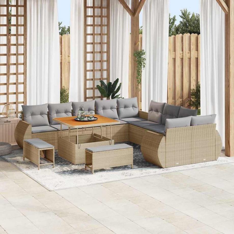 VidaXL Arredamento da Giardino Polyrattan  