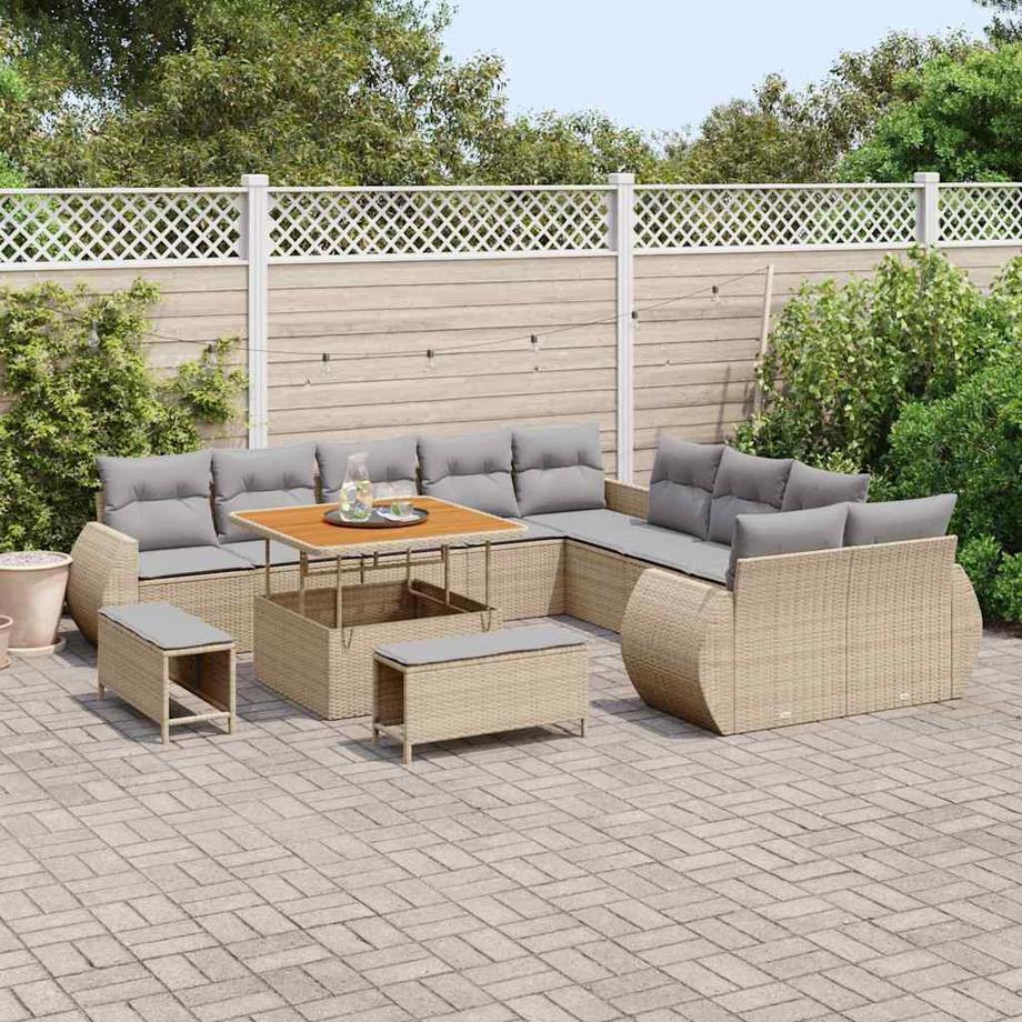 VidaXL Arredamento da Giardino Polyrattan  