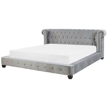 Letto con rete a doghe en Velluto Glamour CAVAILLON