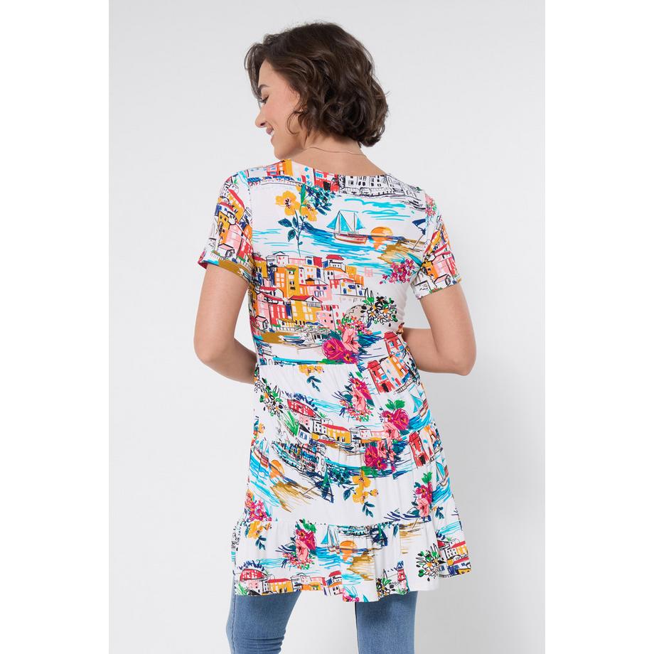 Joe Browns Jersey-Tunika mit Landschaftsprint  