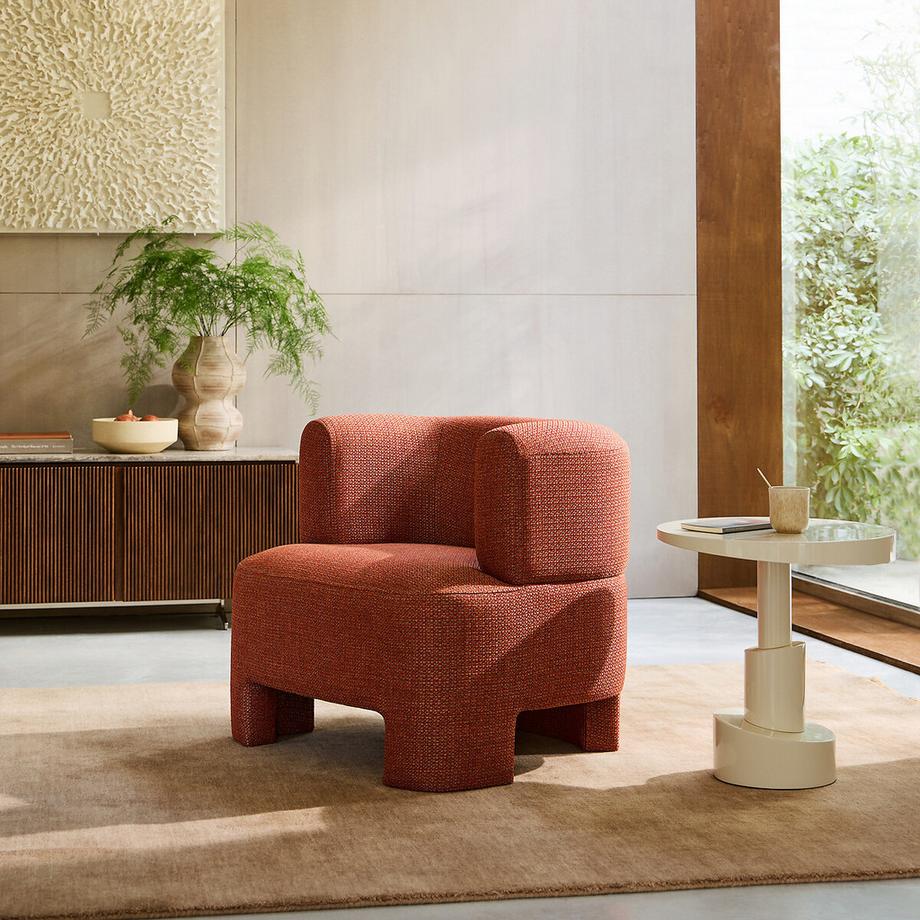 AM.PM Fauteuil petit modèle polypropylène texturé Darrel  