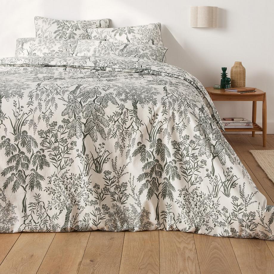 La Redoute Intérieurs Bettdeckenbezug Roxane aus gewaschenem Baumwollperkal  